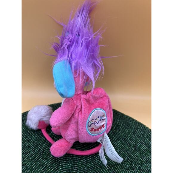 Popples Soft Pink Sunny The Popples Plush Stuffed Animal 2015 Spinmaster Cute - Picture 4 of 7